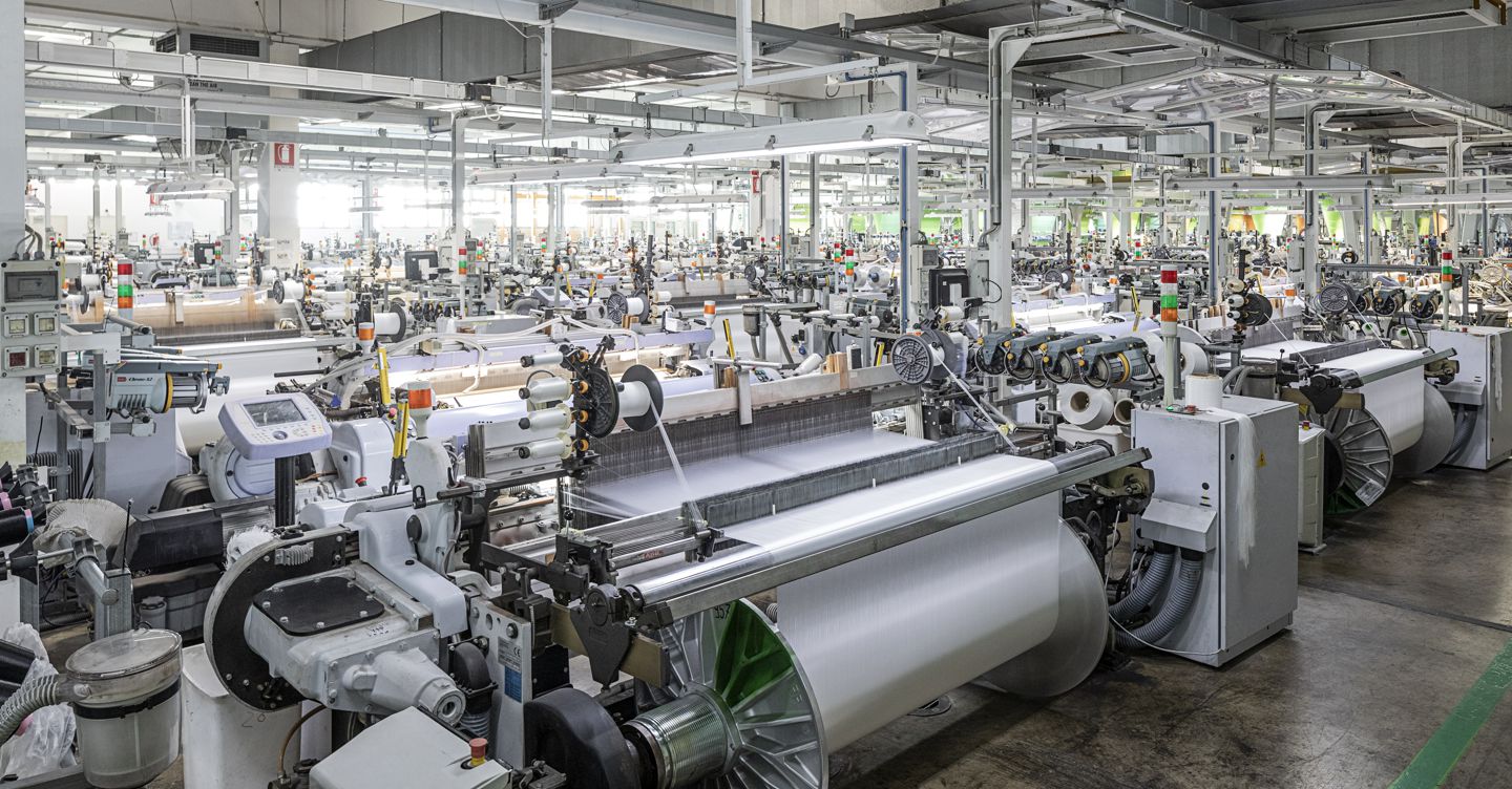 Ordini in caduta per il meccanotessile